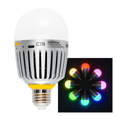 KNOWLED C7R E27 RGBWW Creative Bulb for Practical Set Lighting