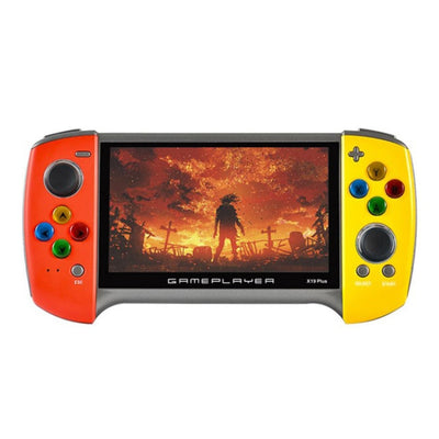 X19 Plus 5.1 inch Screen Handheld Game Console 8G Memory Support TF Card Expansion & AV Output, X19 Plus / Red+Yellow, X19 Plus / Red, X19 Plus / Red+Blue - TOYFACTORY
