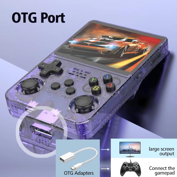 R36S Retro Handheld Game Console Linux System 3.5-Inch Screen Single TF Card Version, 64G, 128G - TOYFACTORY